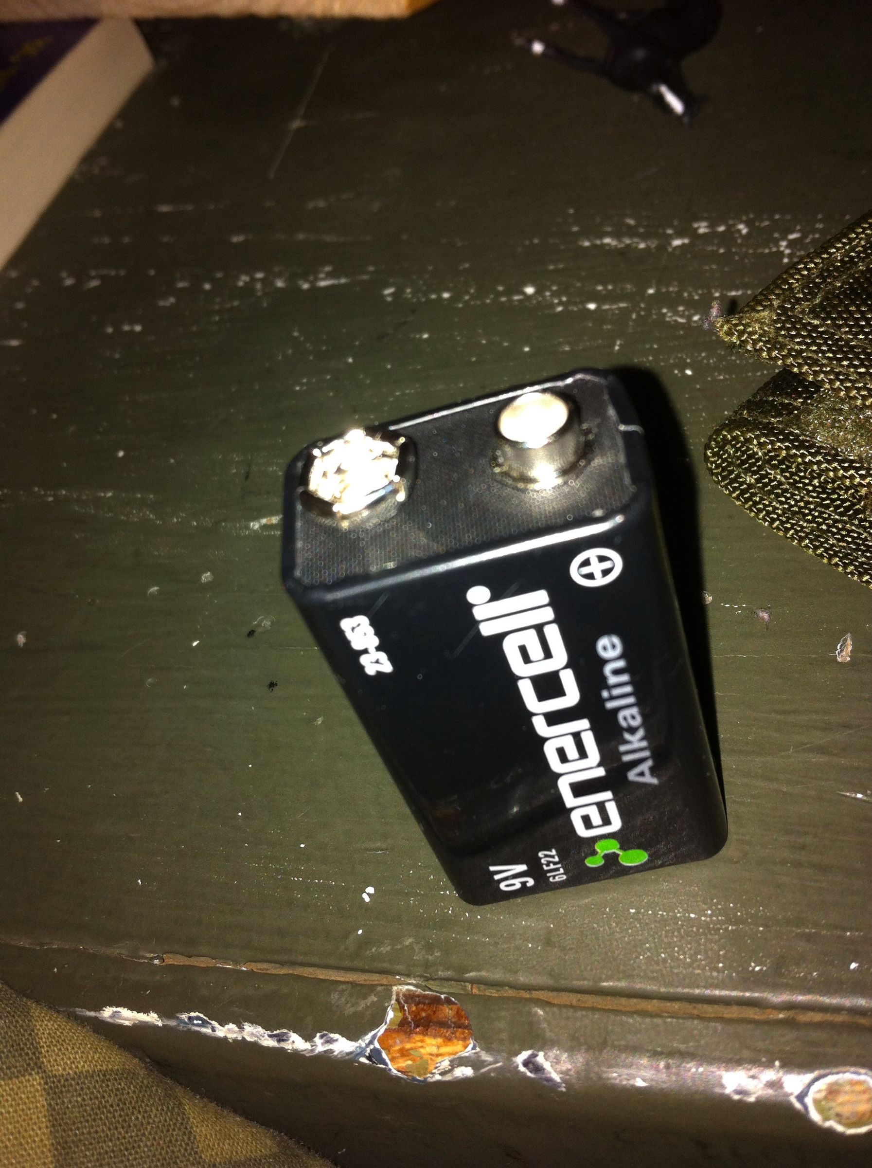 Lick a Nine Volt Battery!