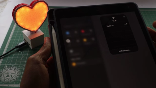 Make Heart LED Light for Valentines Day