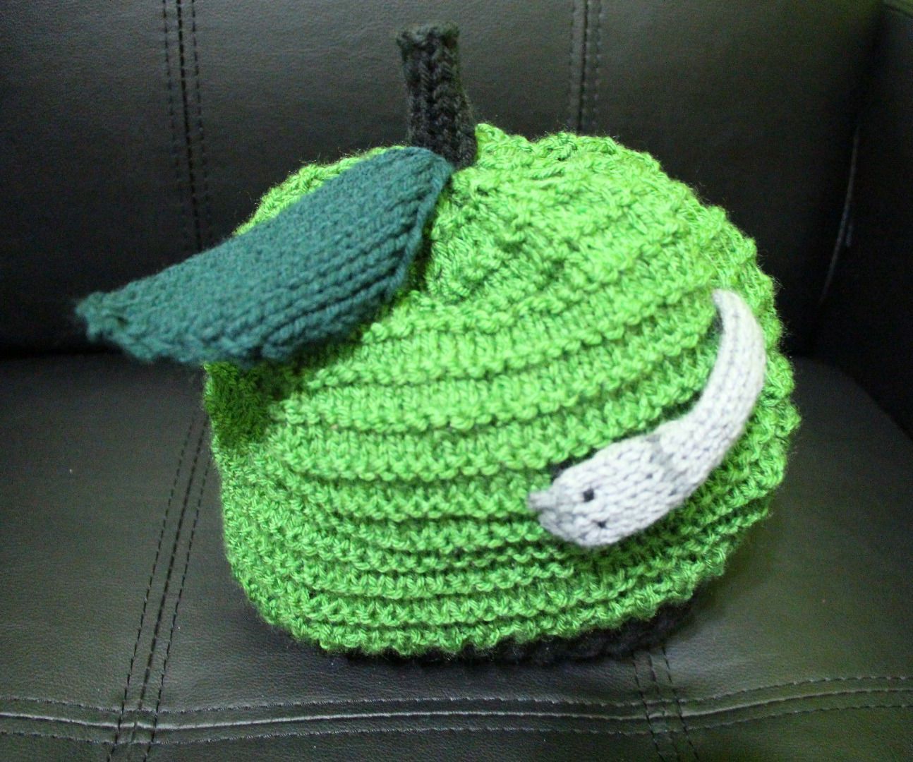 Knit Apple Hat