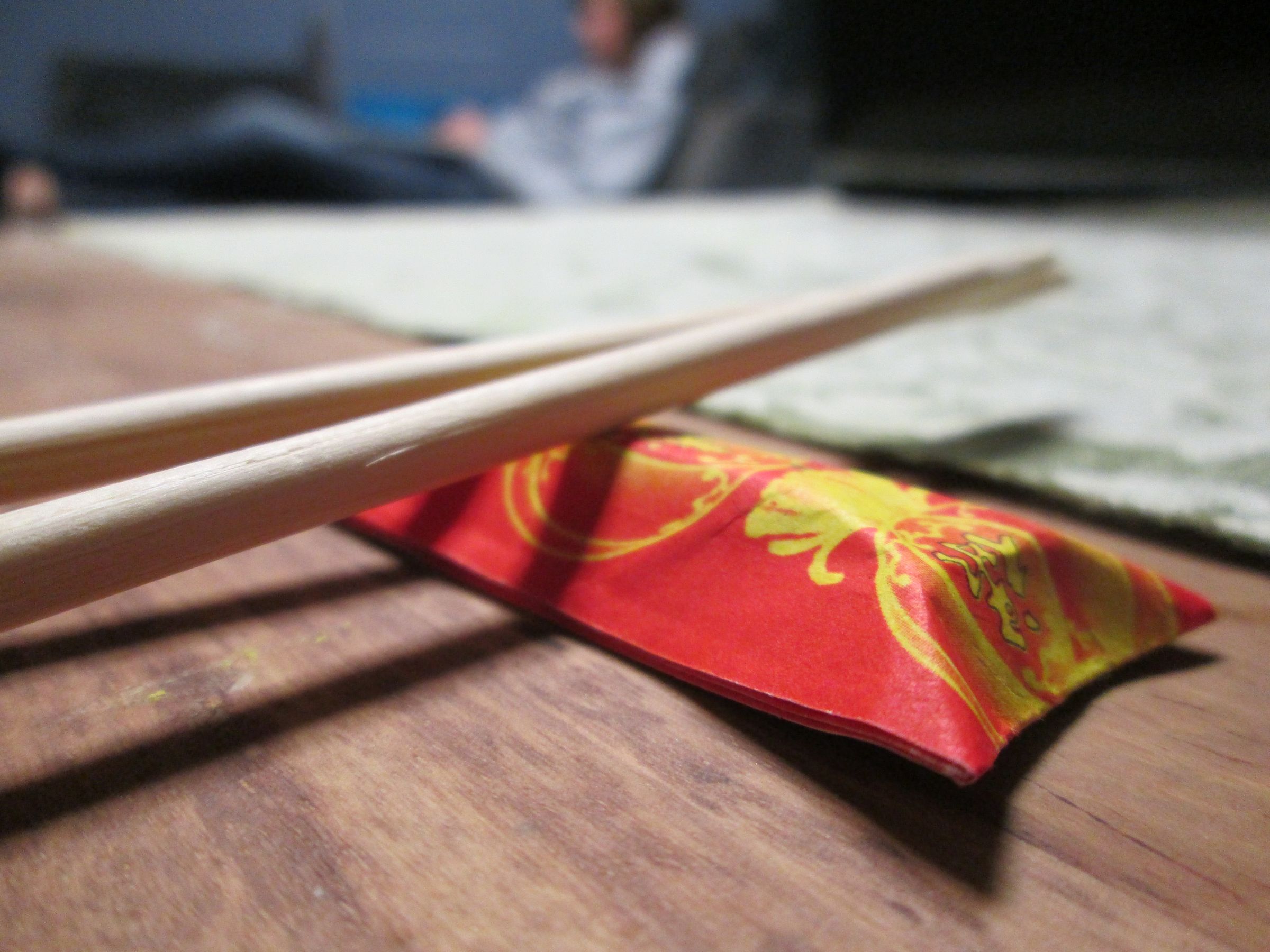 Origami: Turning Your Chopstick Wrapper Into a Tray at Asian Restaurants