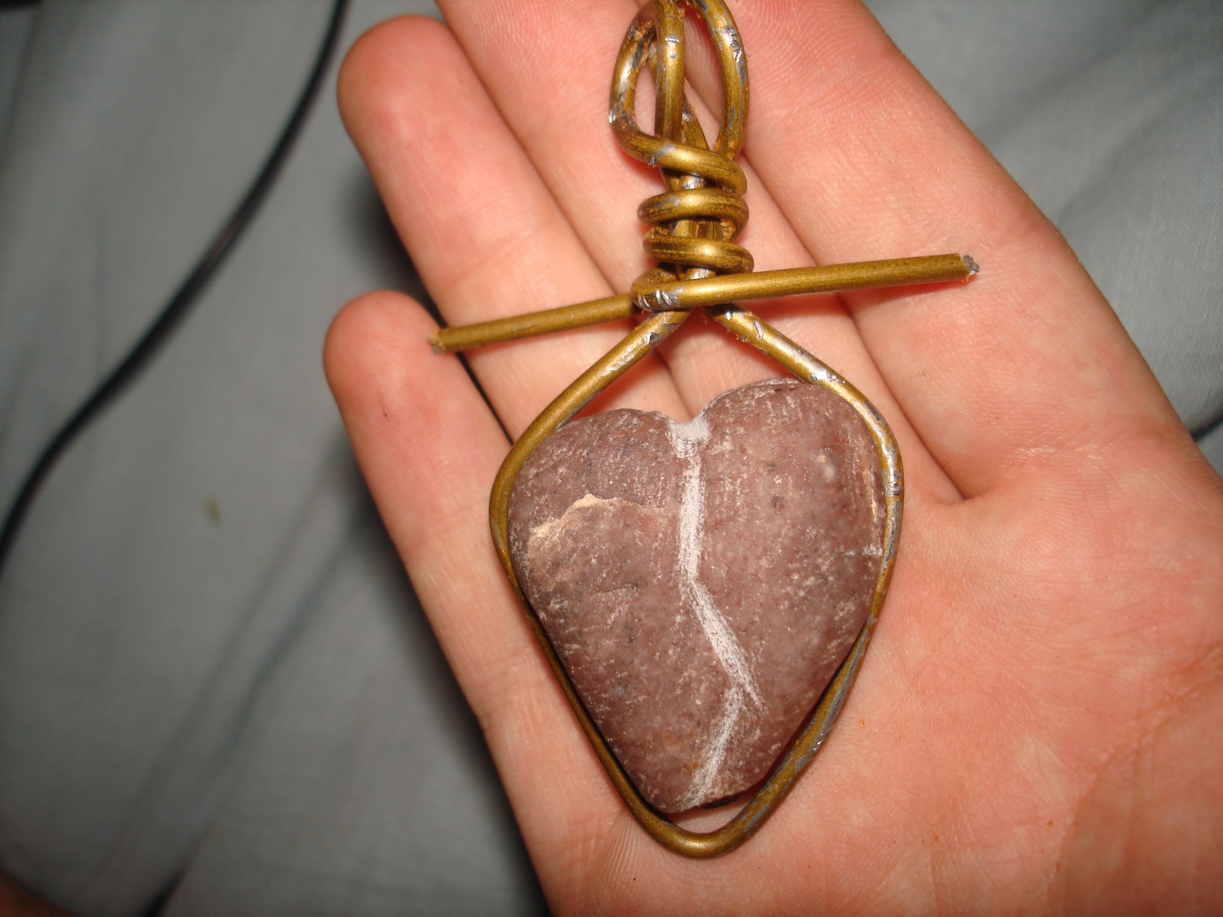 Stone Heart Pendent