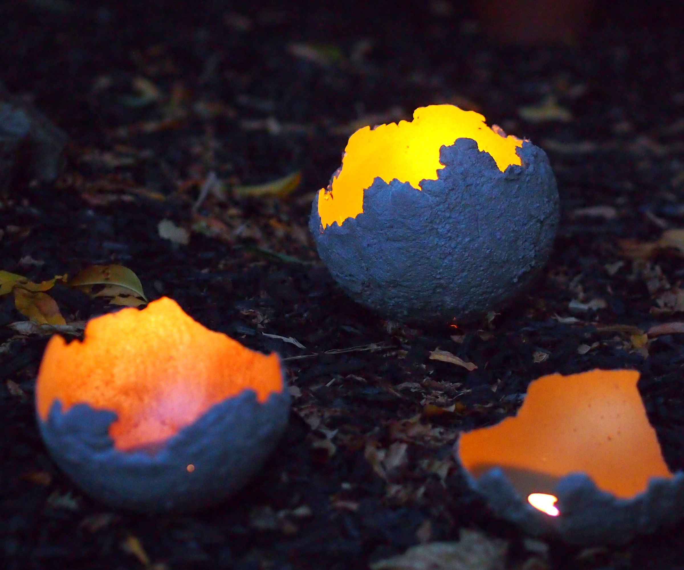 Concrete Balloon Candle Holder