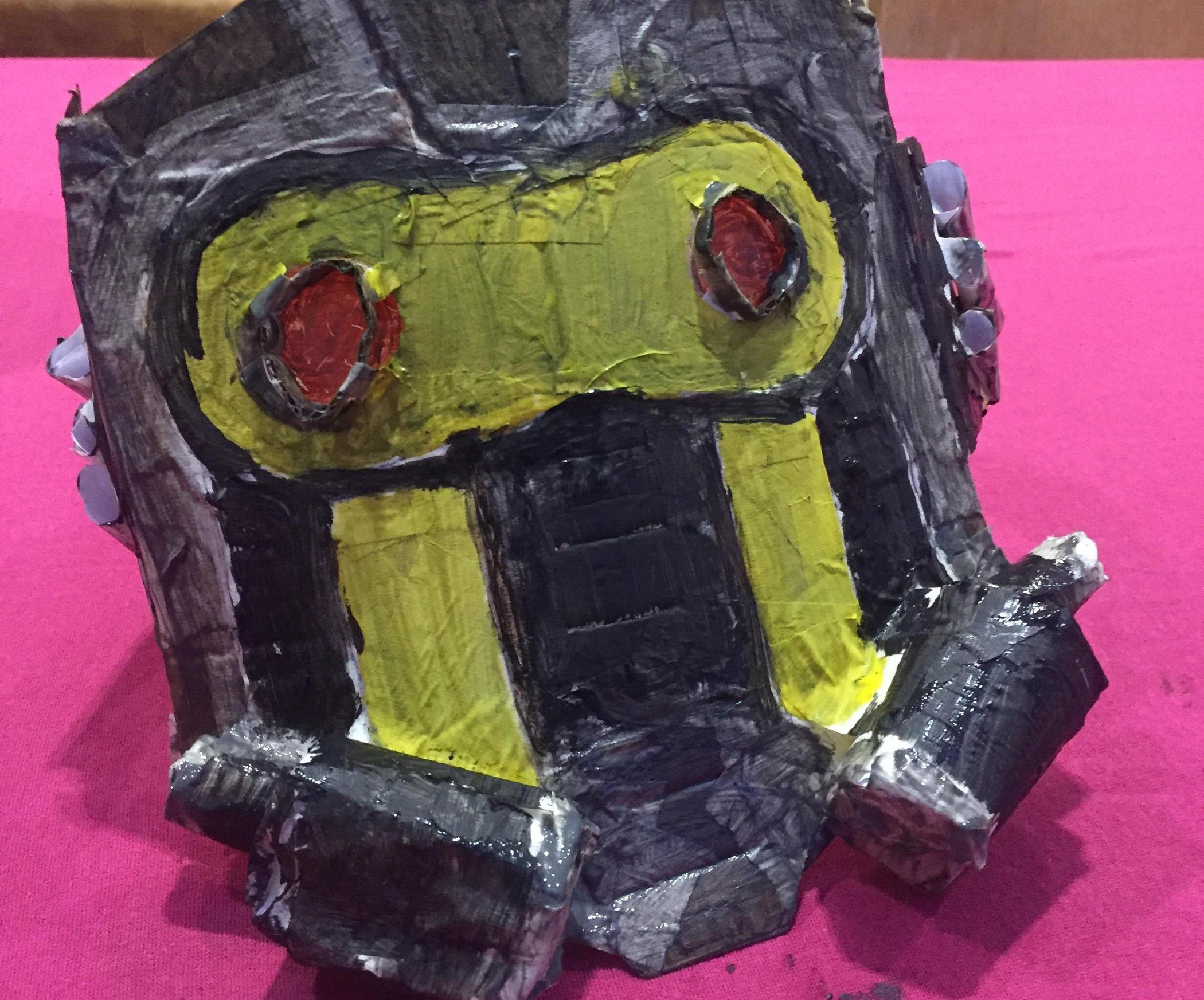 Star Lord Helmet Out of Cardboard 12 Steps Instructables
