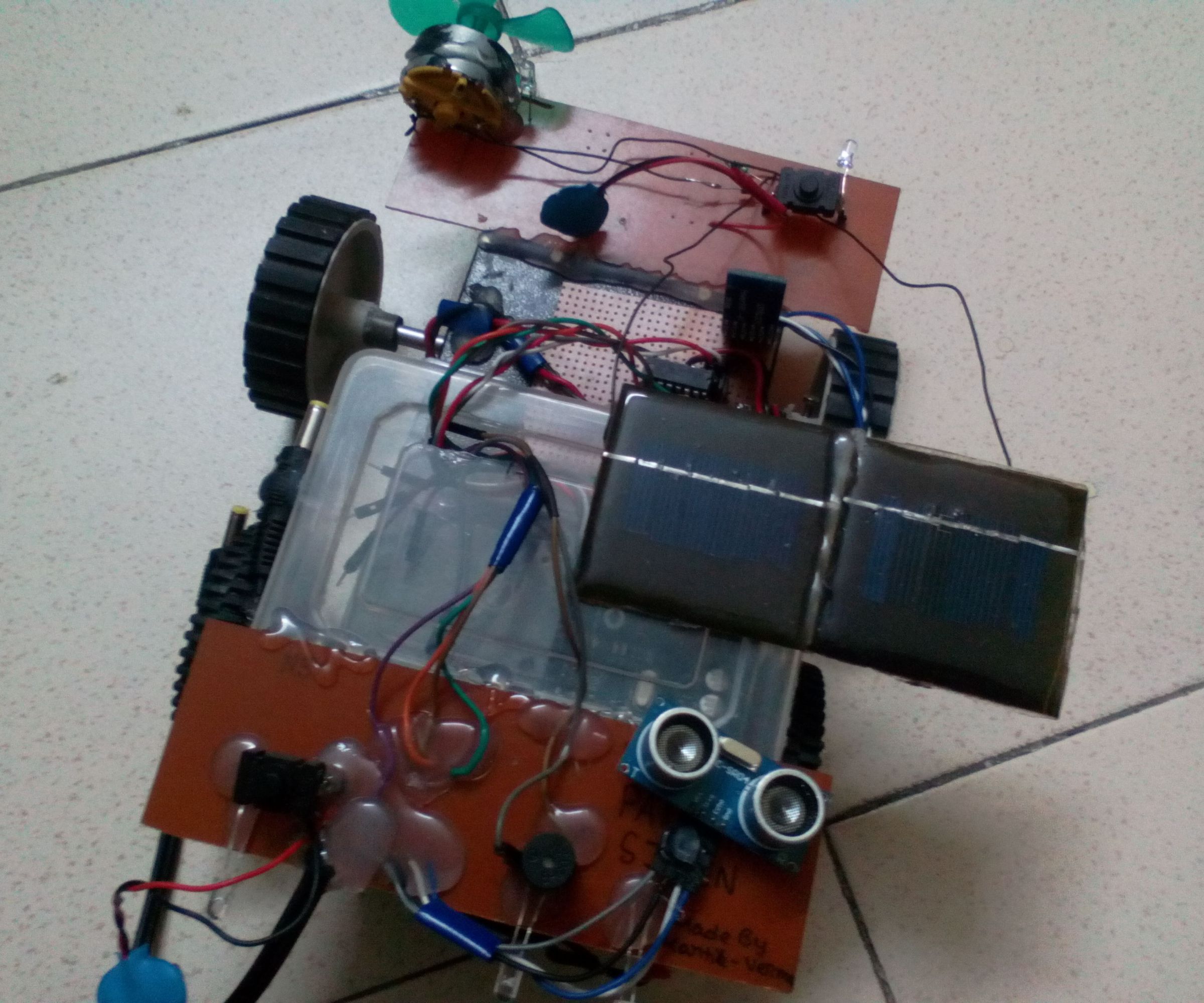 Simple Bluetooth Car With Ultrasonic Parking Siren