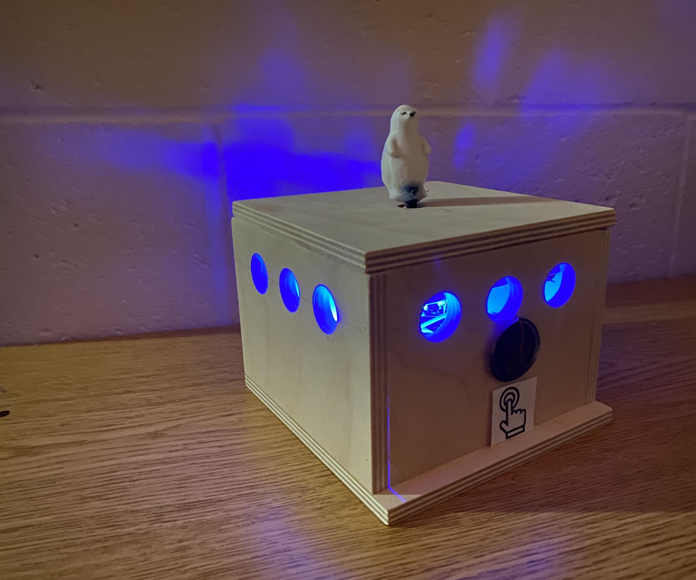 LED Wooden Light Box 