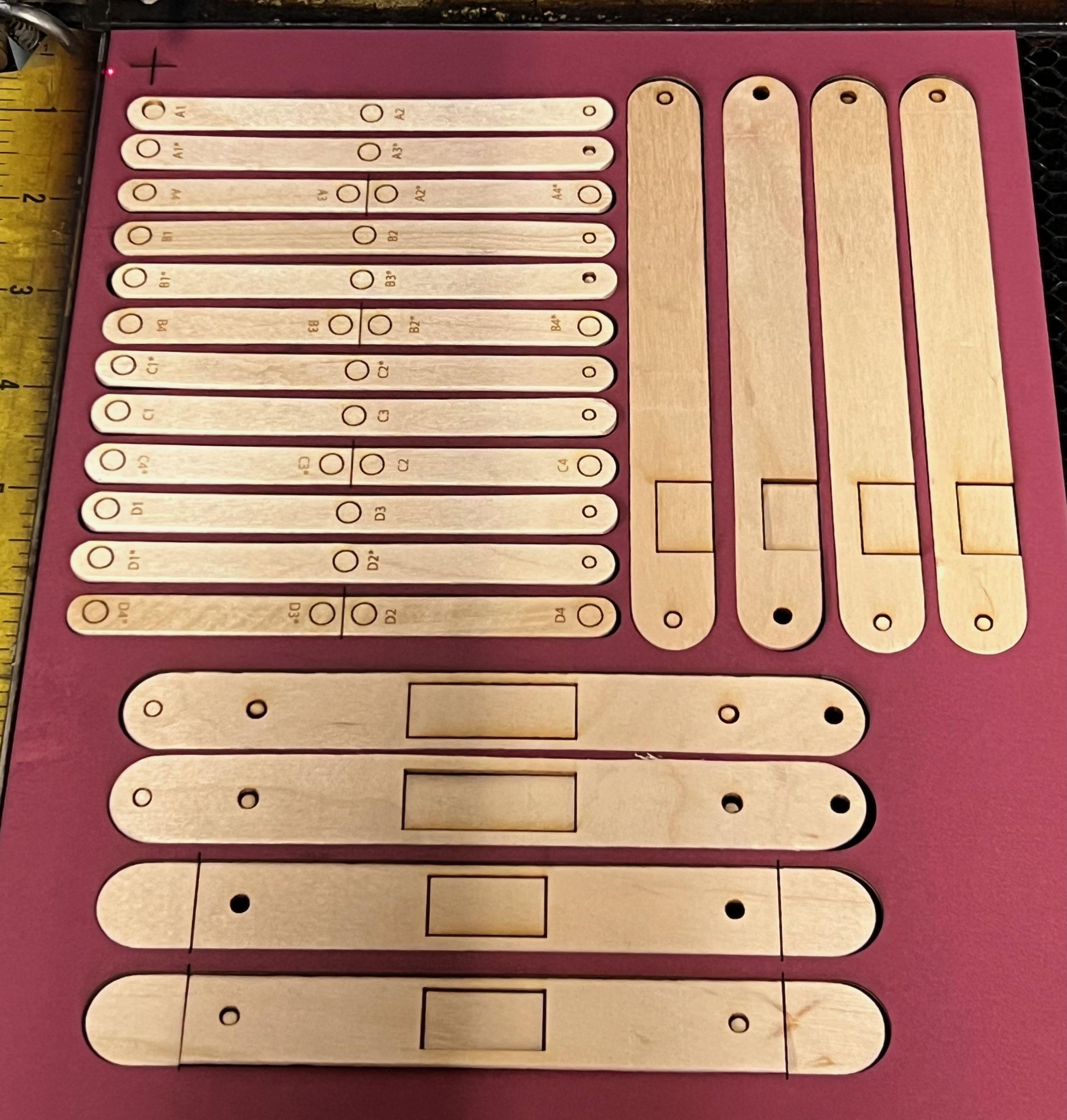 การเตรียม Craft Stick สำหรับทำขาของ Popsicle StickBug