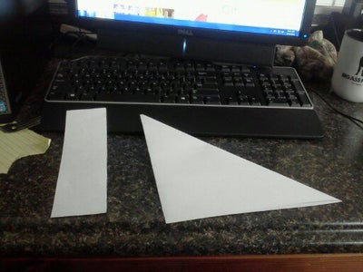 Carefully Cut or Tear Off the Rectangle.  This Will Be the Star