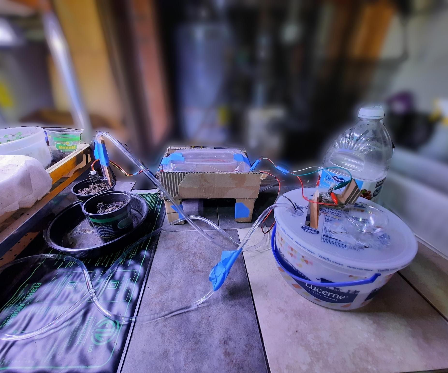 Semi-Autonomous Garden Watering System