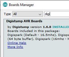 Squeeze More Code Into Digisparks Program Storage Space - > Use ATTinyCore