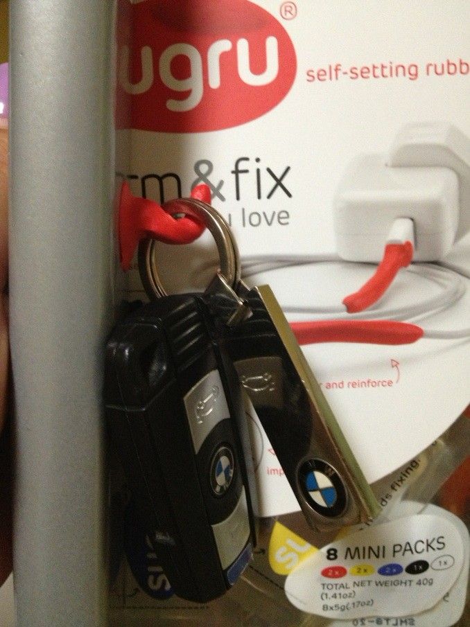 Sugru makes a hook
