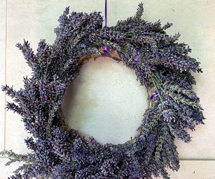 Lavender Wreath