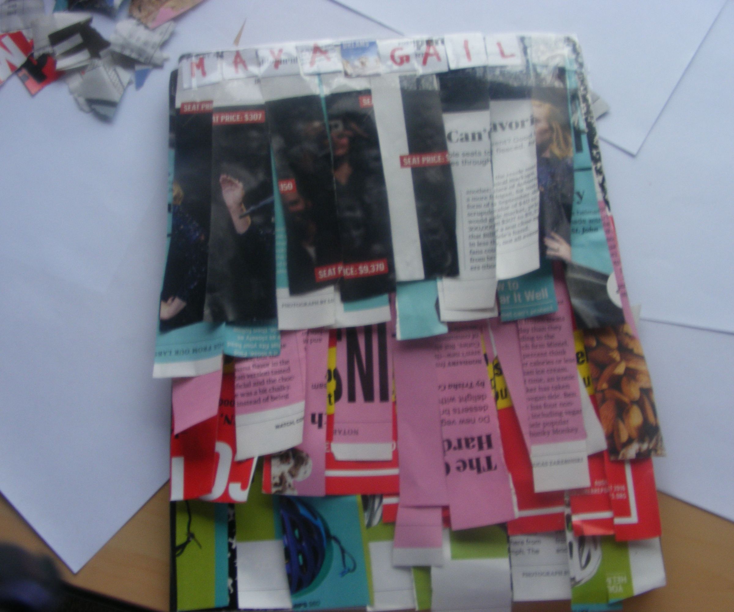 "Frill Up" Your Notebook! Magazine DIY