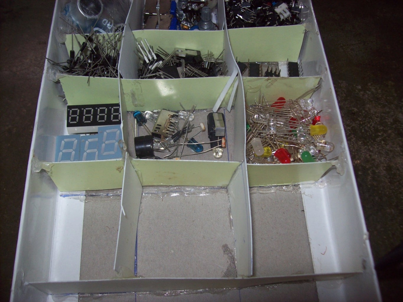 Homemade Electronic Components Organizer 7 Steps Circuit Diagram