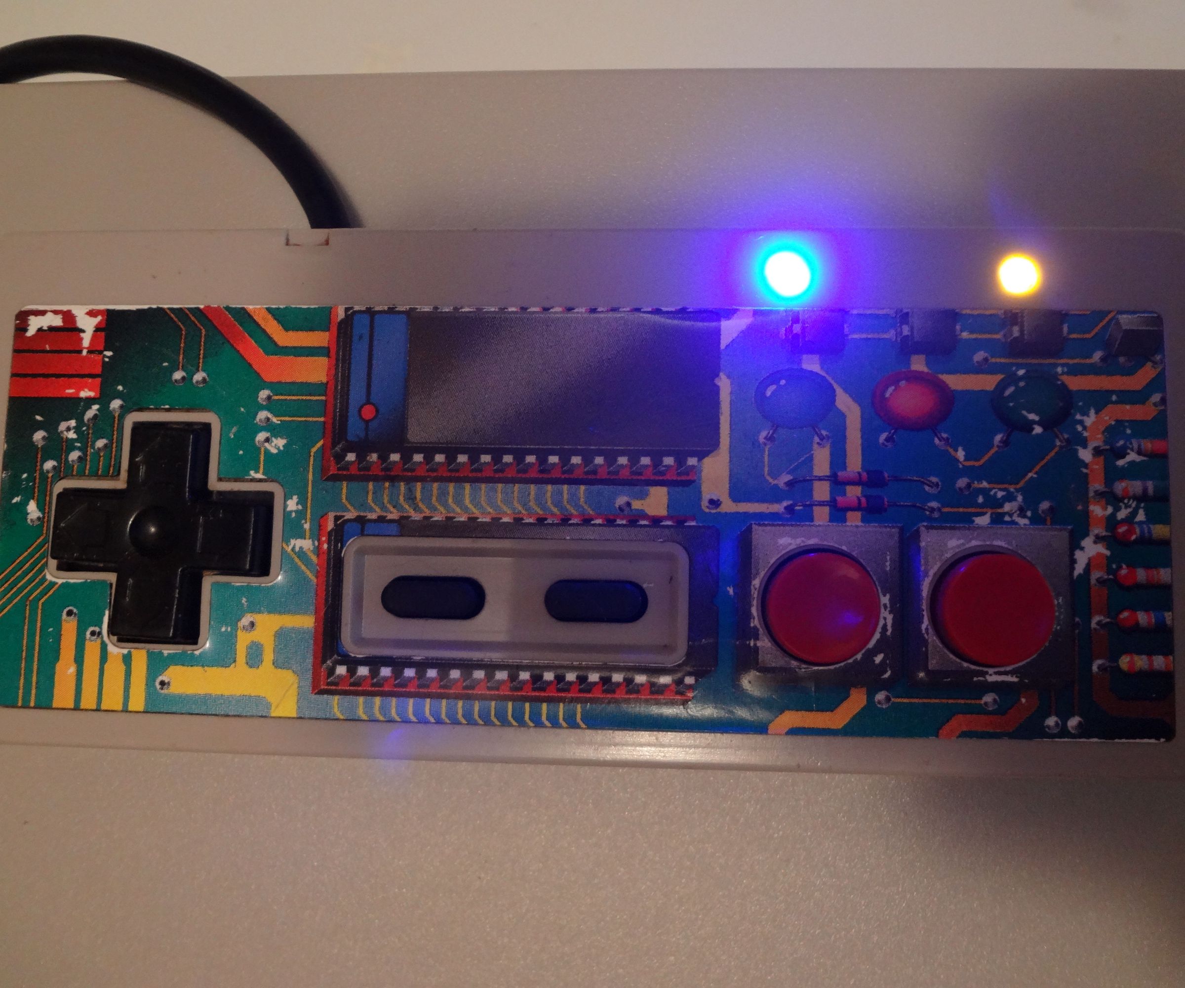 Adding Led's to NES Controller.