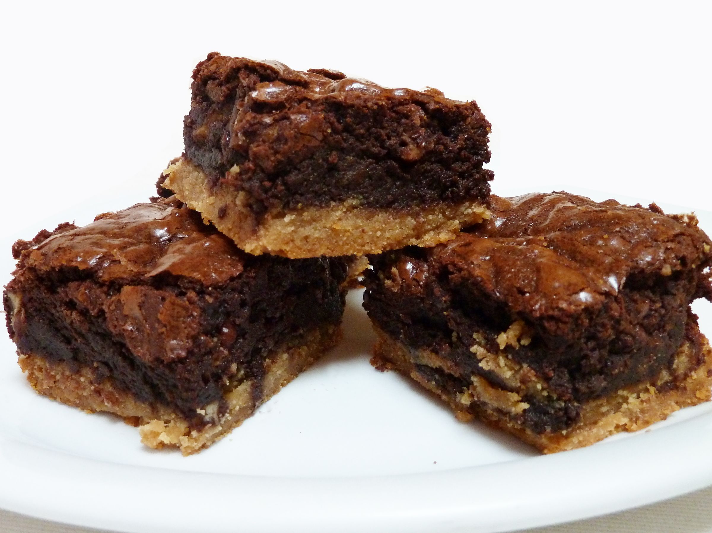 Toffee Bottomed Brownies
