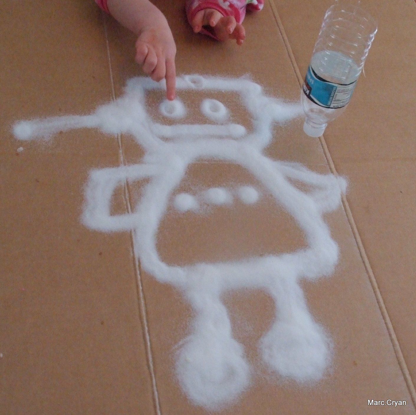 Zen Art With a Water Bottle