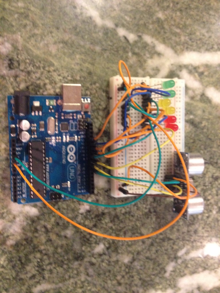 Arduino Distance Detector With a Buzzer and LED's : 7 Steps - Instructables