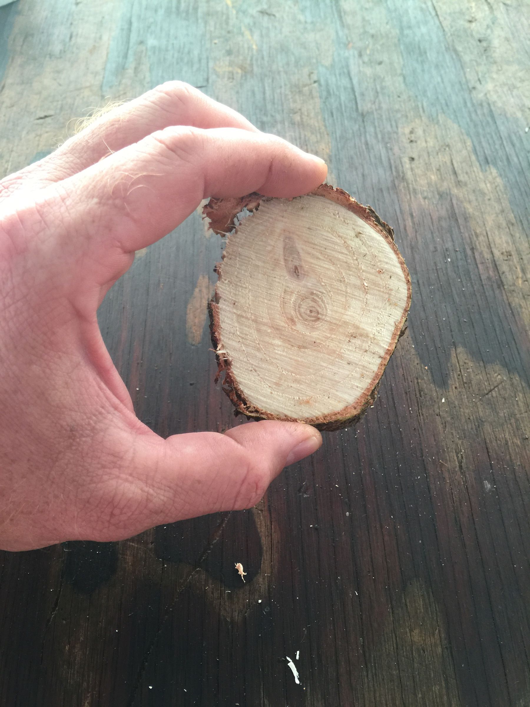 Christmas Tree Trunk Wreath