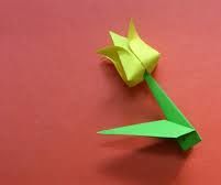 Origami Paper Tulip