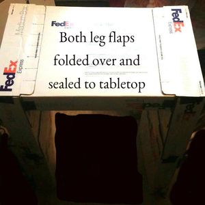 Attach Tabletop to Both Legs