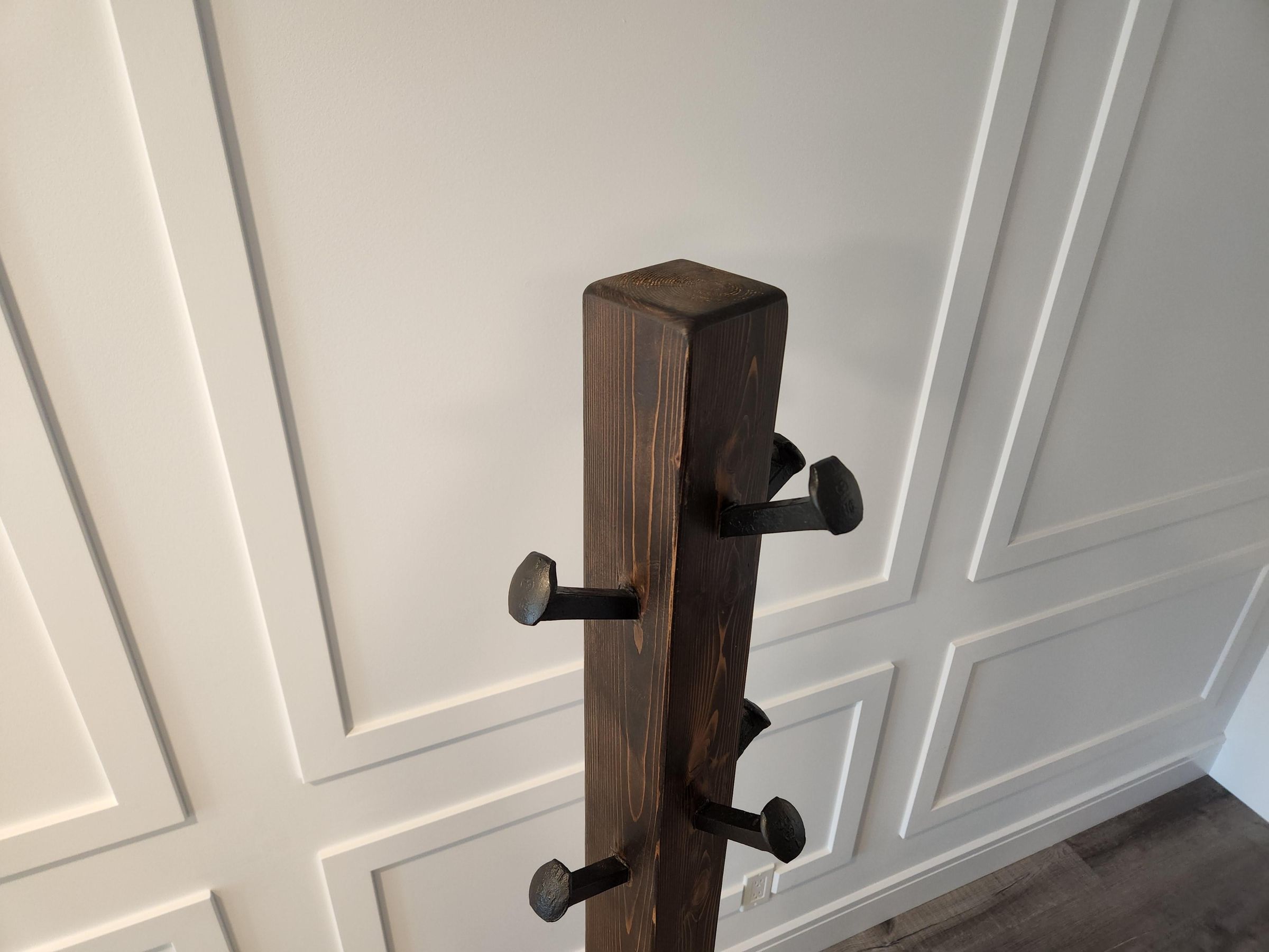 Rustic Coat Rack (Using Railroad Spikes) 7 Steps (with Pictures