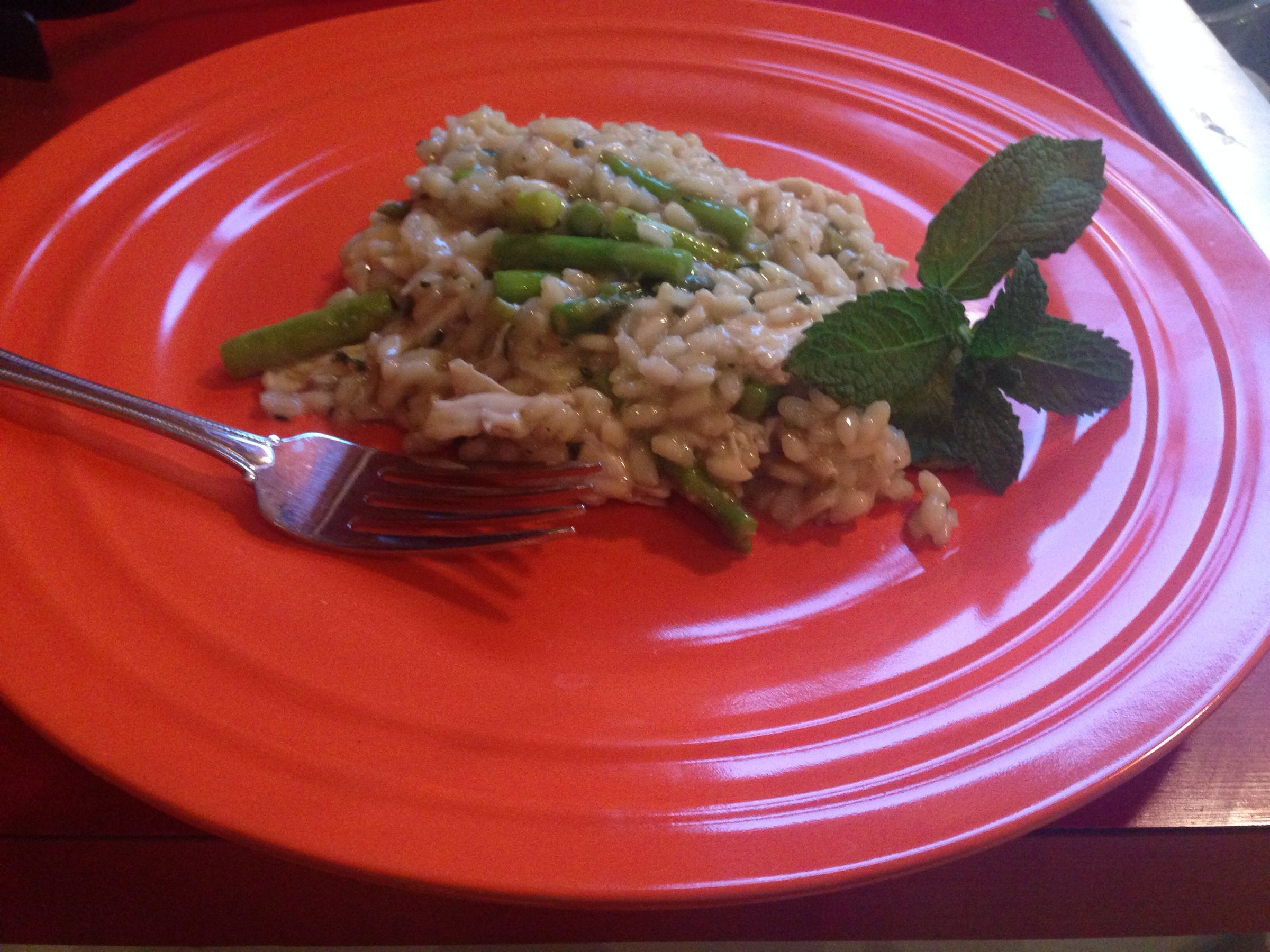Chicken Asparagus and Pesto Risotto 9 Steps Instructables