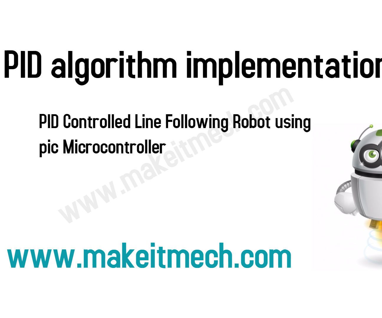 PID CONTROLLED LINE FOLLOWING ROBOT