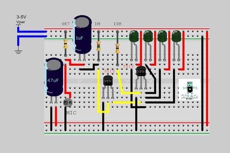 Bits4Bots - Sound to Light Control Circuit