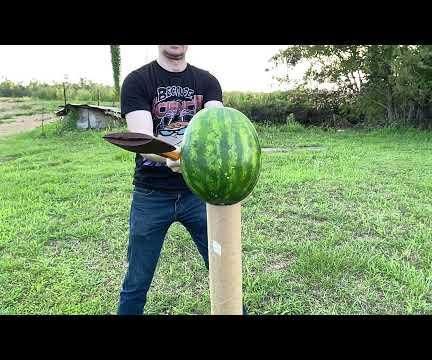 Making a Chocolate Axe WITH SCIENCE
