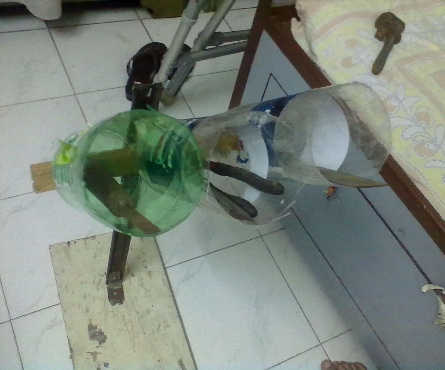 PLASTIC BOTTLE TOOL HOLDER