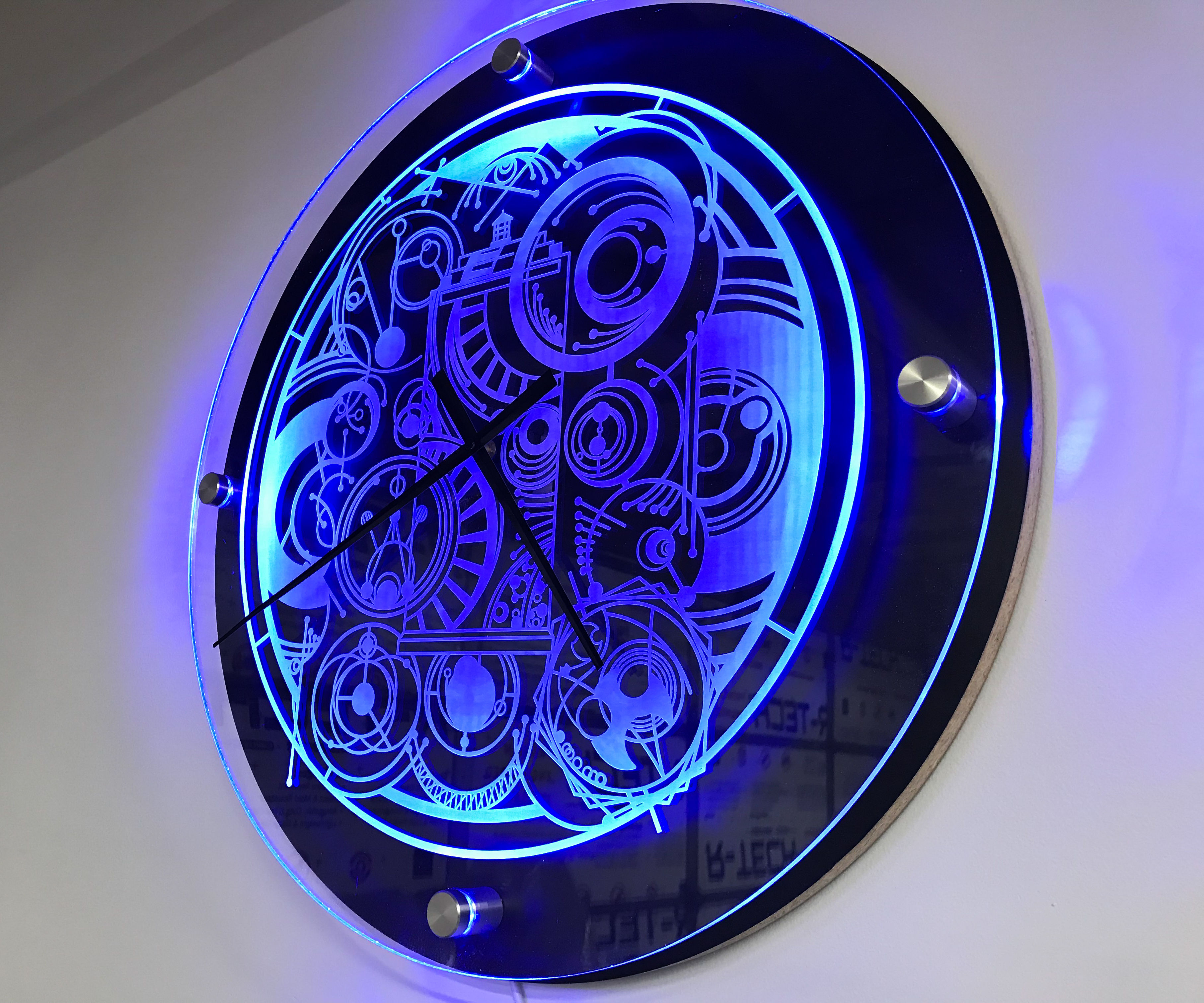 Making a Custom Dr. Who Inspired LED Clock