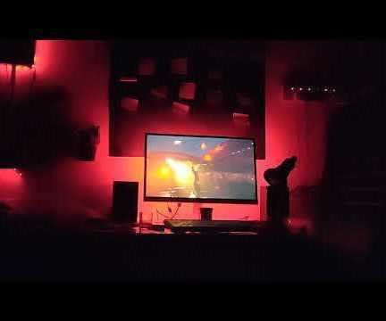 Programmable Ambient Light for External Display