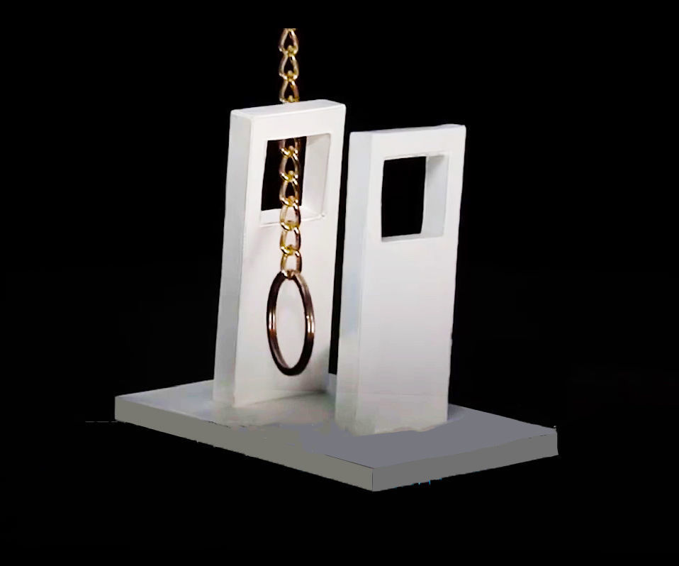 RING PASSING THROUGH VERTICAL BARS-PUZZLE