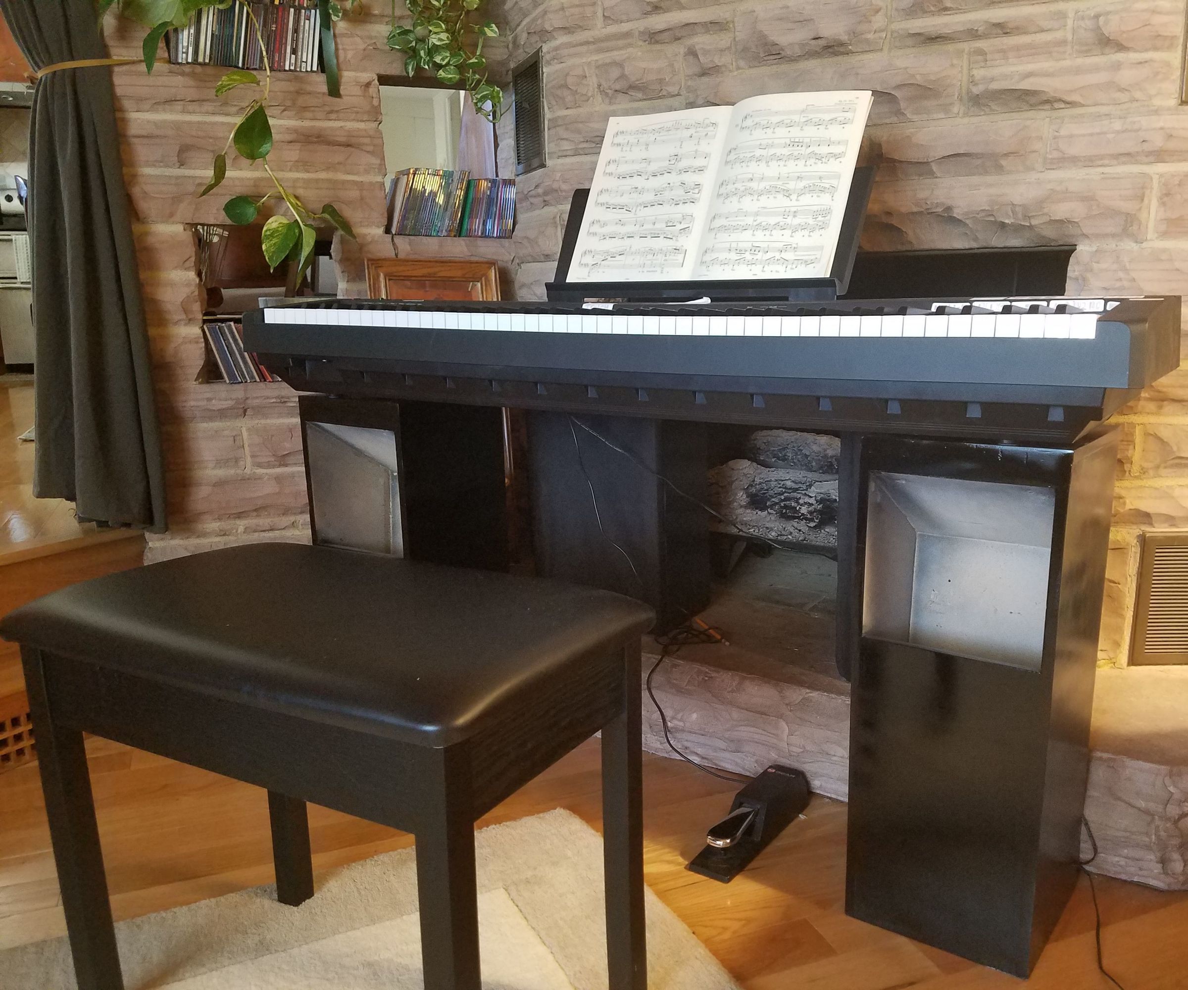 Keyboard Stand & Folded Horn Passive Amp