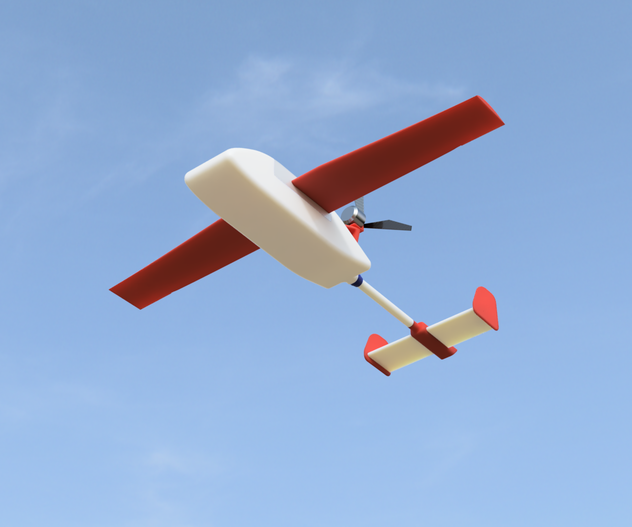 Autonomous Fixed-Wing Delivery Drone (3D Printed)