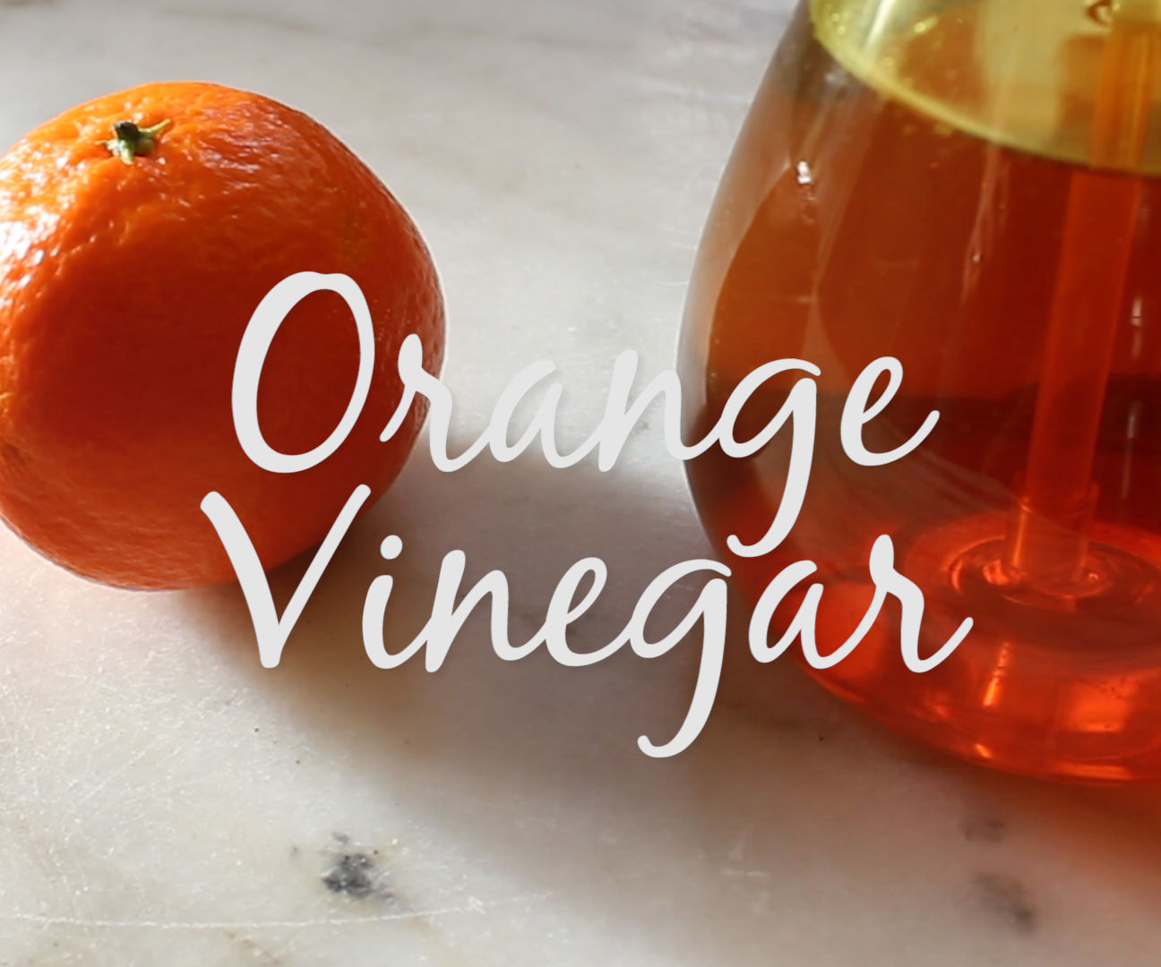Orange Peel Vinegar Cleaner