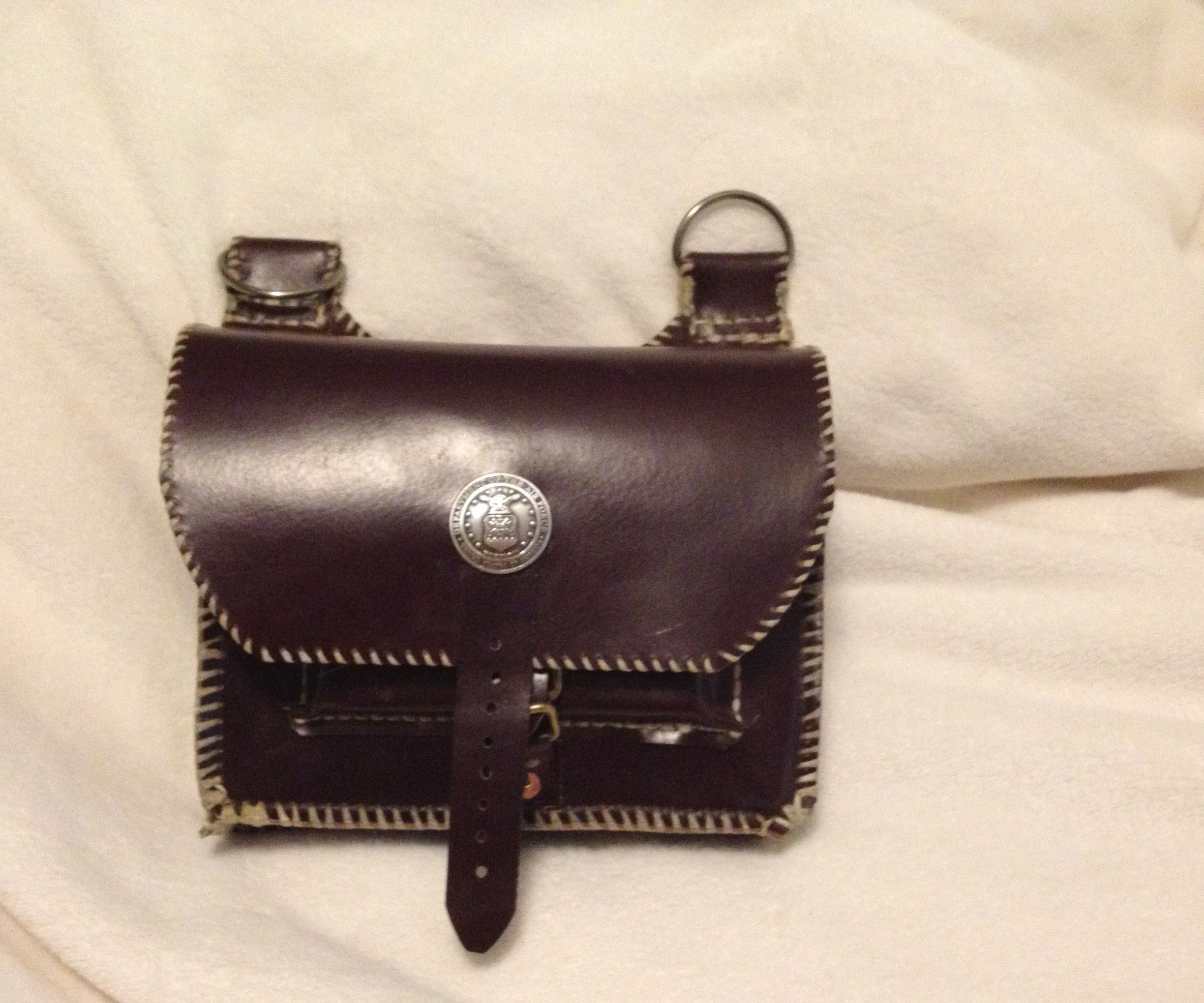  Leather black powder Shooters bag