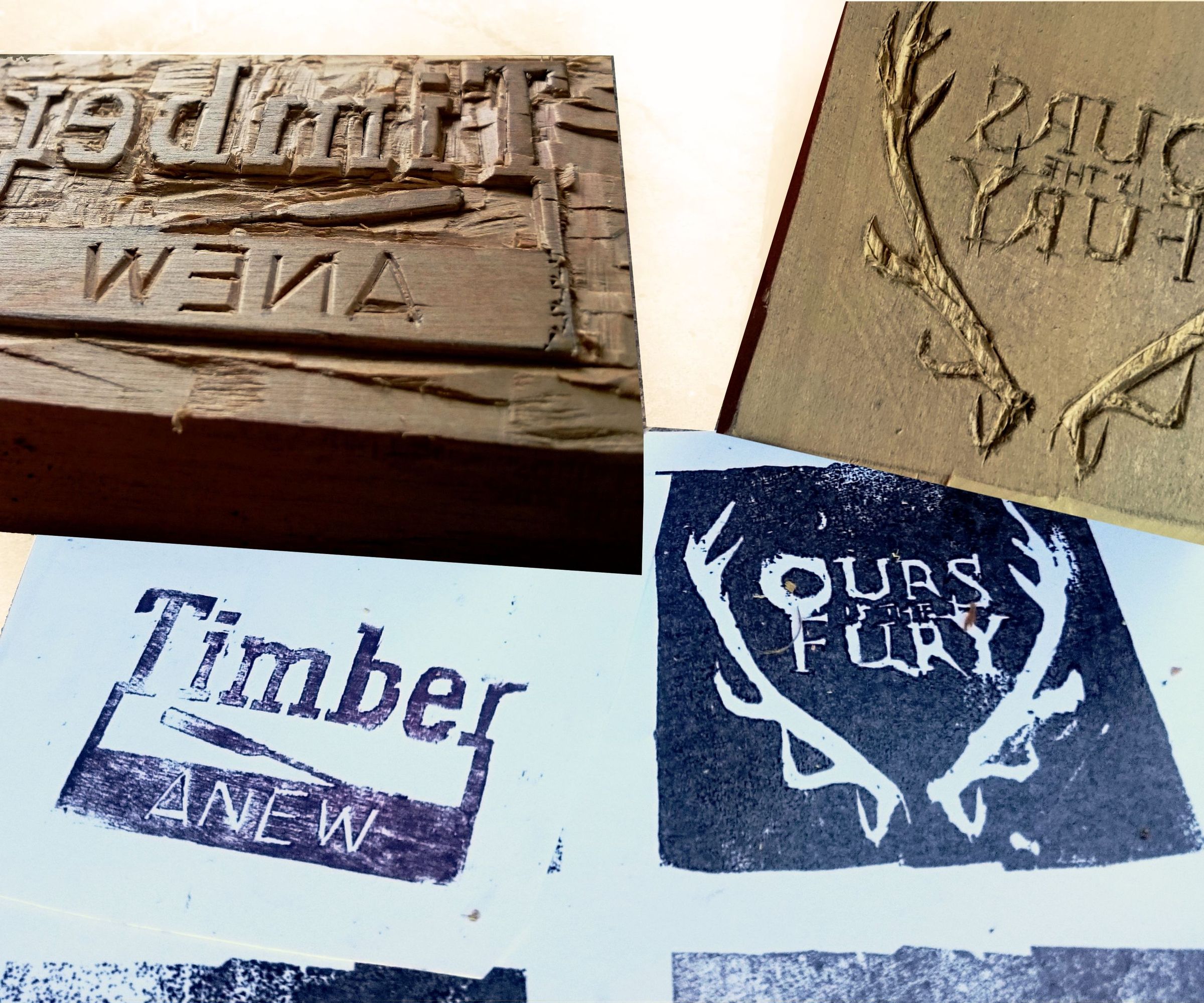 Printing Blocks - My Logo and Baratheon Sigil