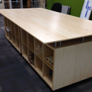 Ikea Kallax and Galant Engineering layout Table