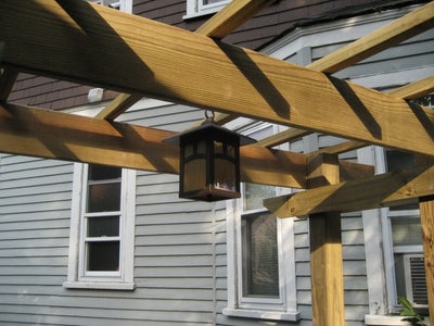 Attach the Top Lattice Work