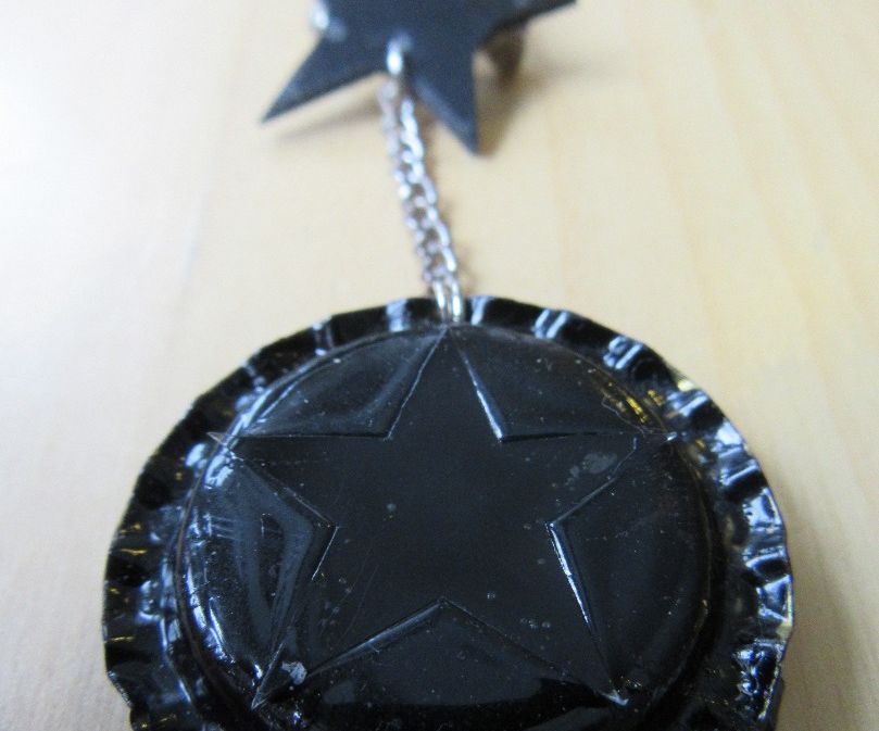 Bowie's Blackstar Brooch Lockets