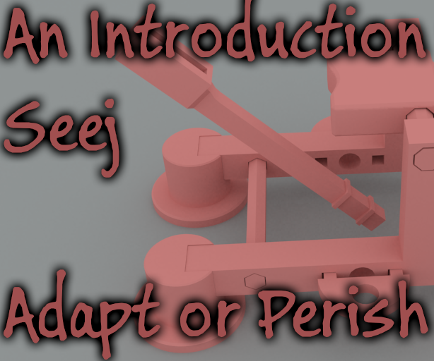 Introduction to Seej - a 3d Printed Game