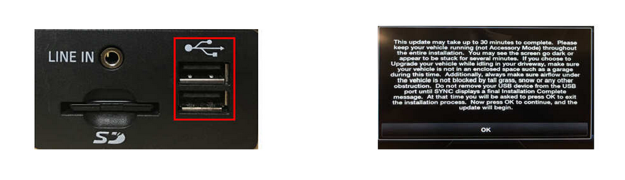 Step 1: Insert the USB Flash Drive Labeled