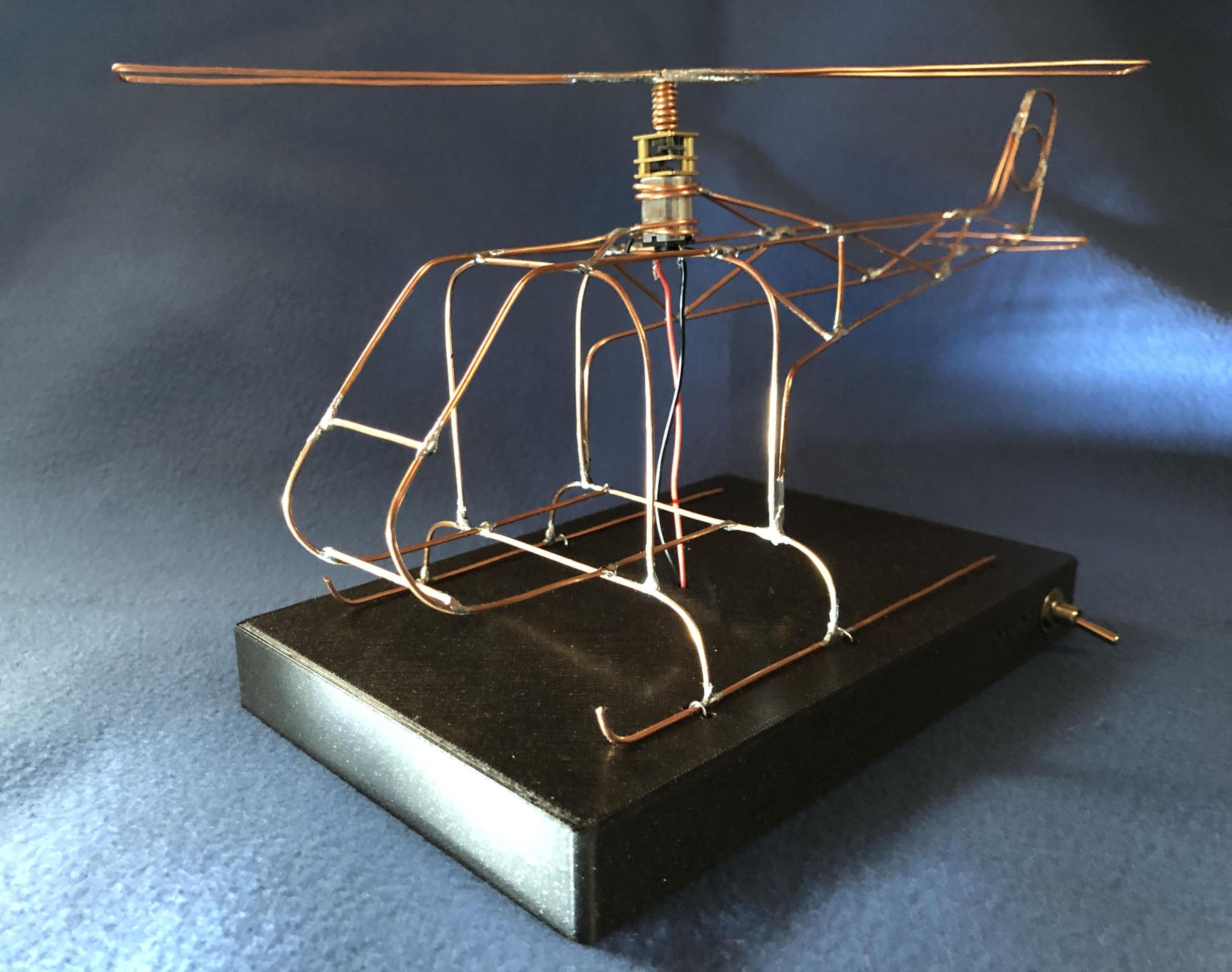 Helicopter - Battery/Solar - Wire Bending