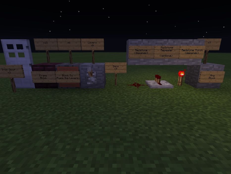 How to Make a Simple Passcode Door in Minecraft : 14 Steps - Instructables