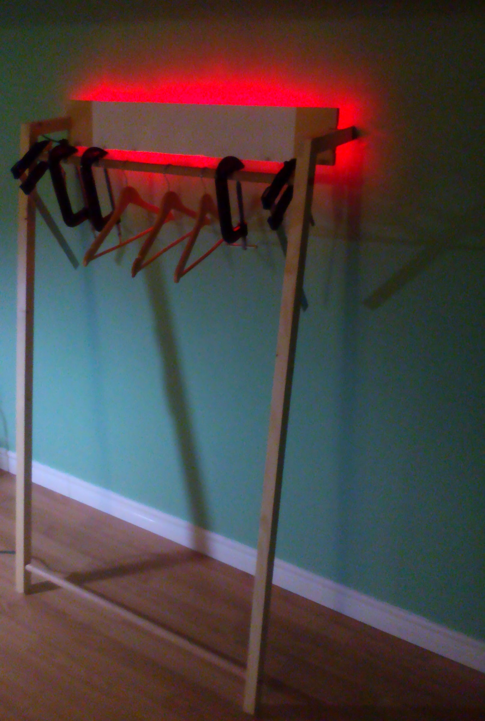 A Light Rack With Lights Instructables