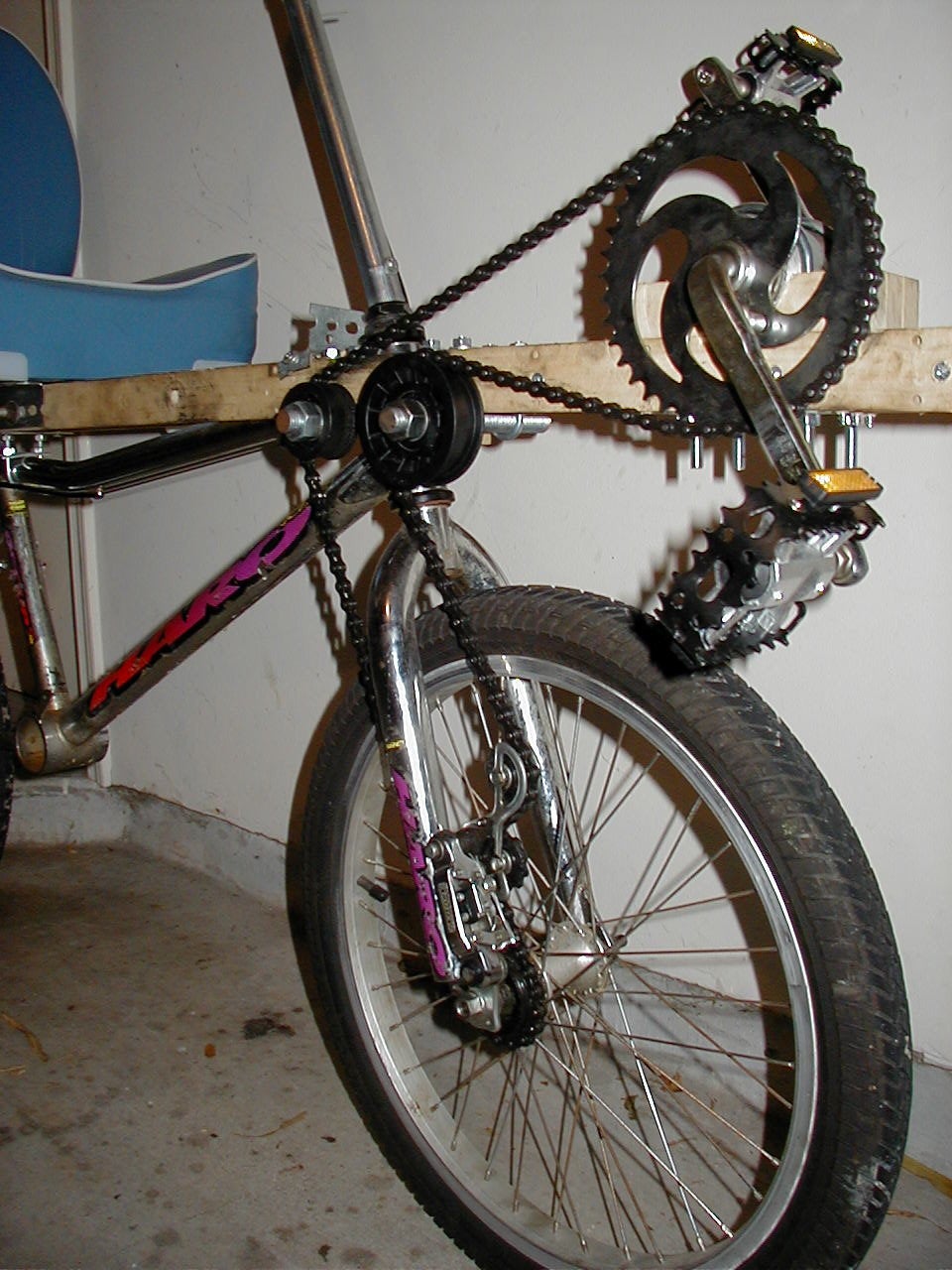 Recumbent Bicycle From Garage Refuse