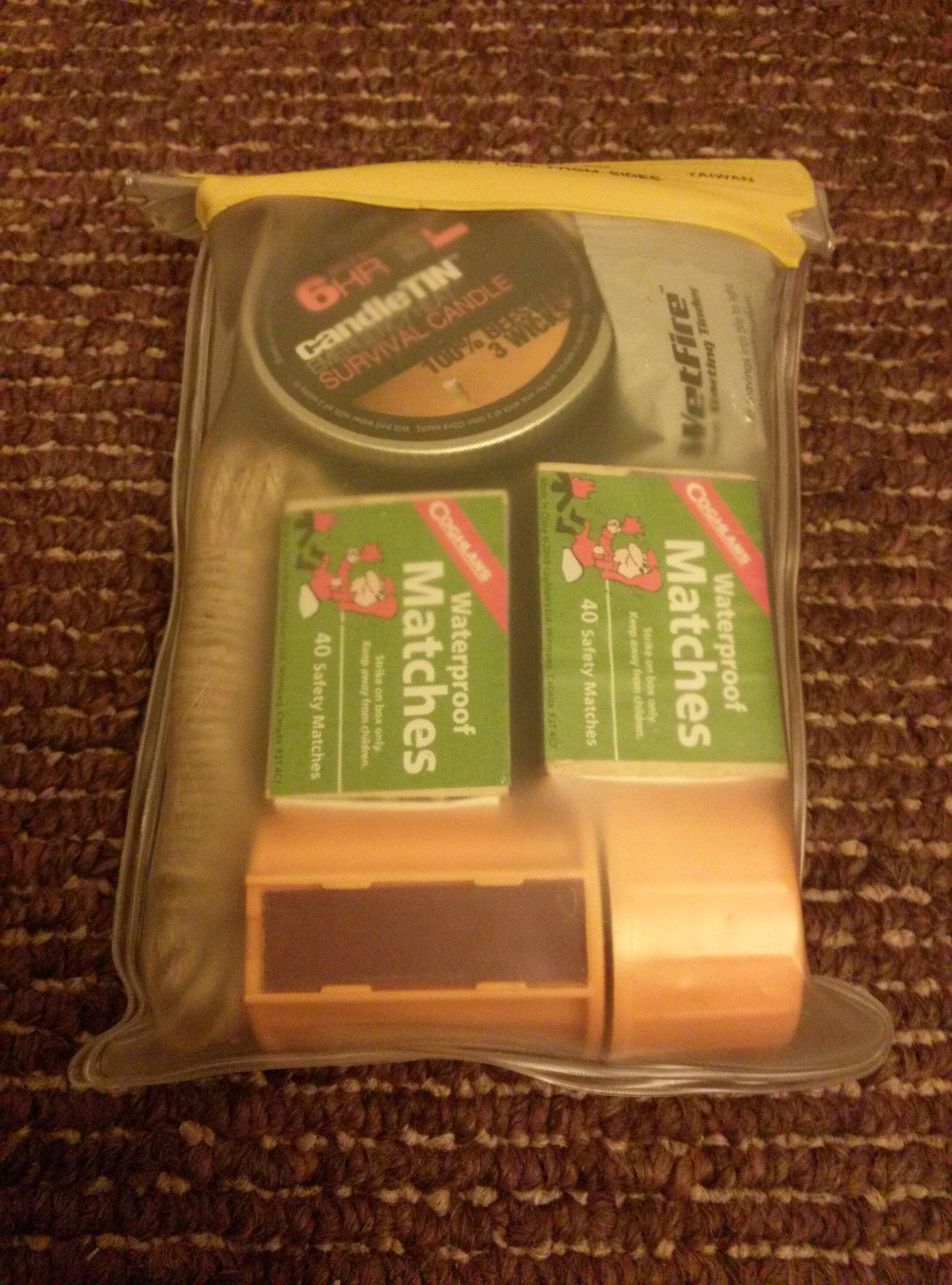 Disaster Preparedness (Fire Kit)