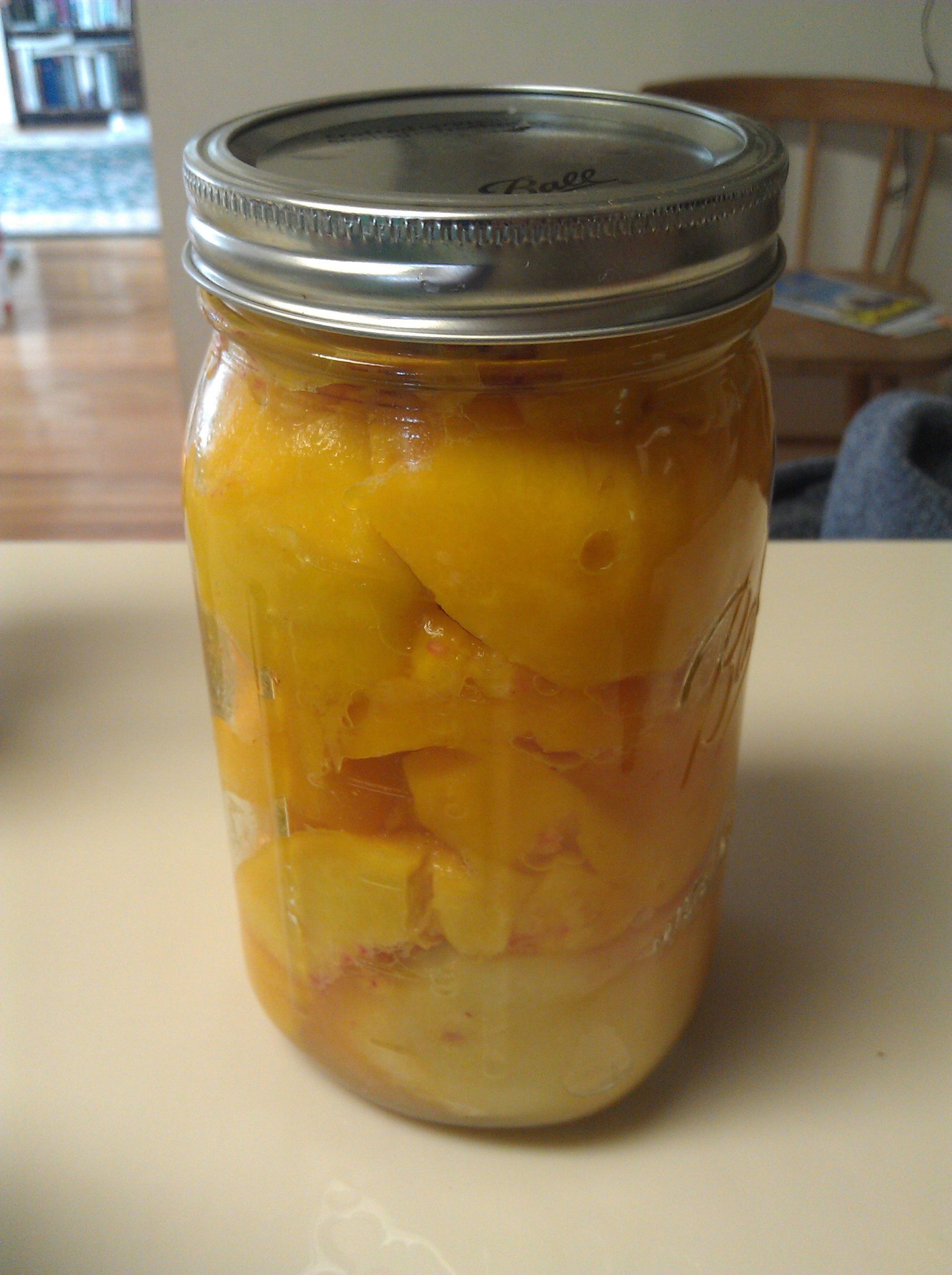 Fresh Canned Peaches - Easy and No Sugar Added