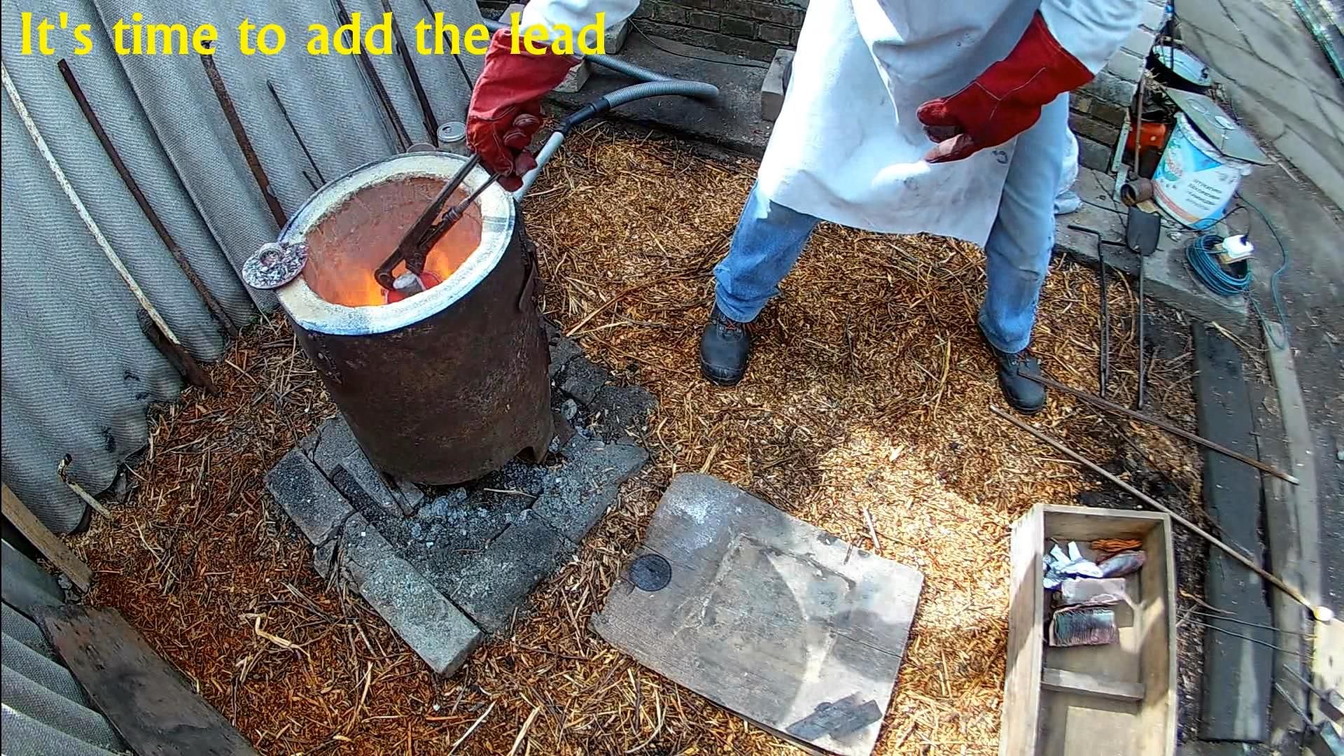White Bronze Home Melting Techniques. High Leaded Bronze Production